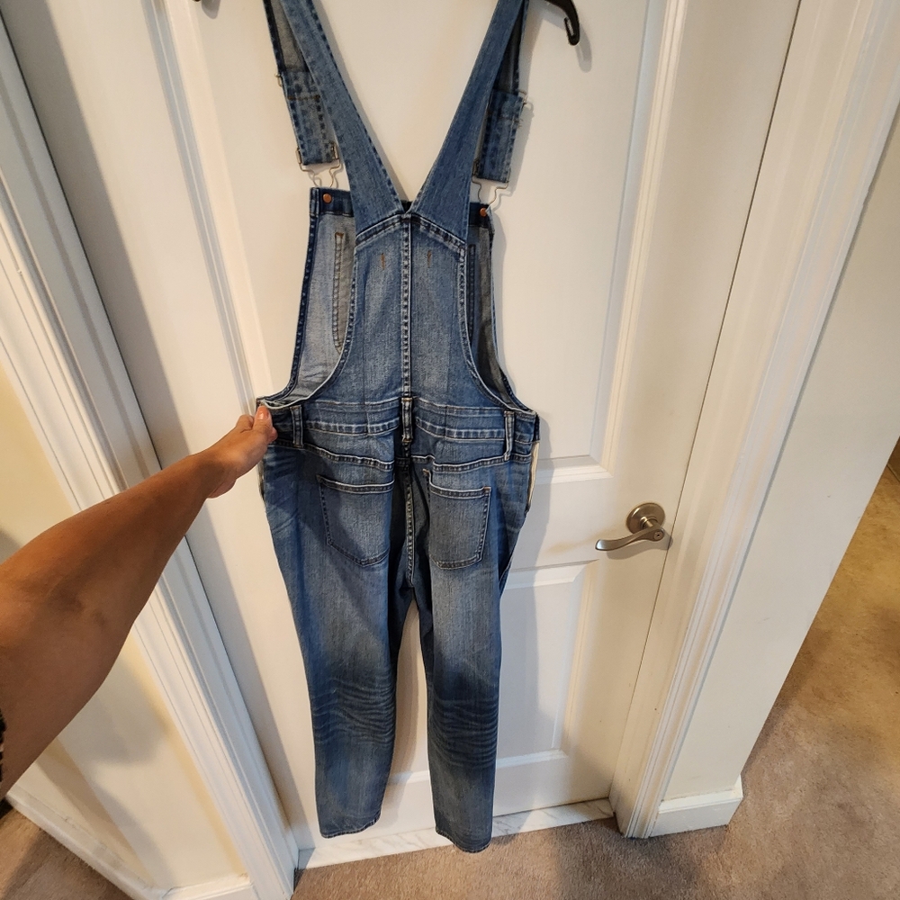 Madewell Blue Denim Jeans Overalls - Picture 2 of 14